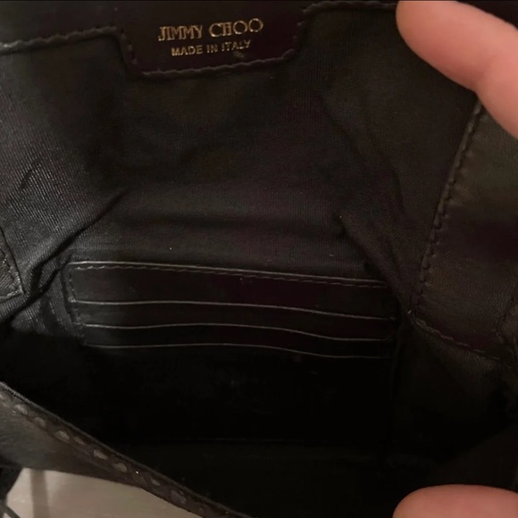 Fringed Snakeskin Jimmy Choo Wristlet - Picture 7 of 7